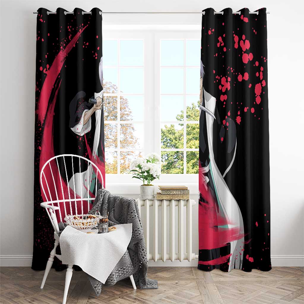 Gin Ichimaru - Bleach Window Curtain Anime Style