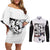 Panda - Jujutsu Kaisen Couples Matching Off Shoulder Short Dress and Long Sleeve Button Shirt Anime Mix Manga Style