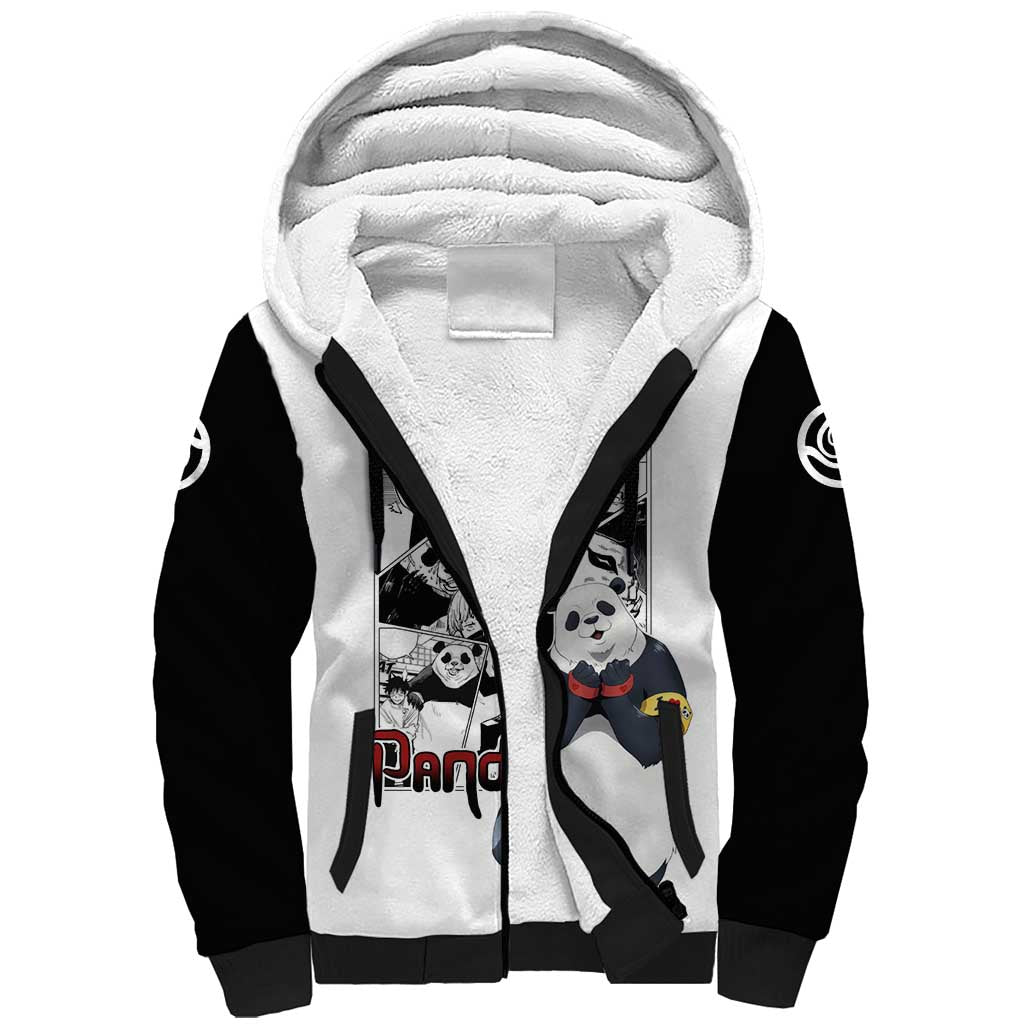 Panda - Jujutsu Kaisen Sherpa Hoodie Anime Mix Manga Style