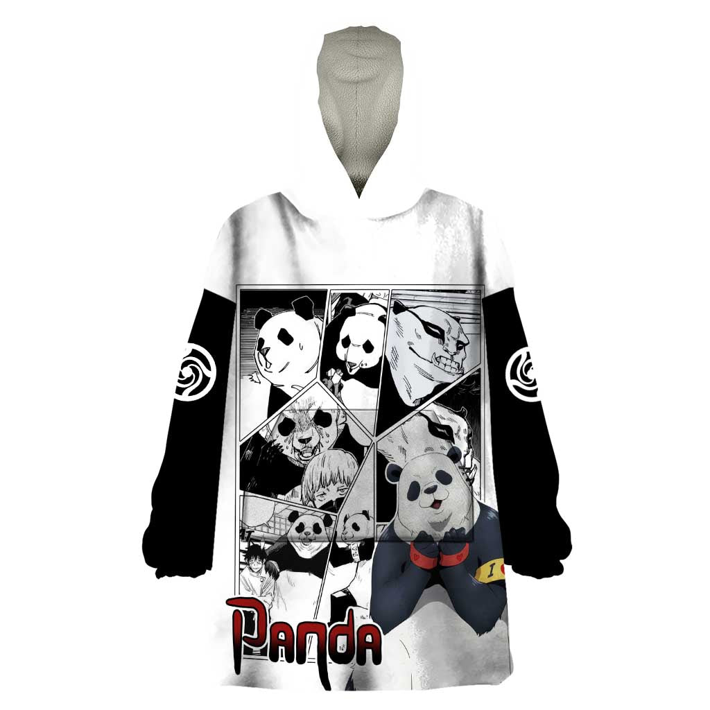 Panda - Jujutsu Kaisen Wearable Blanket Hoodie Anime Mix Manga Style