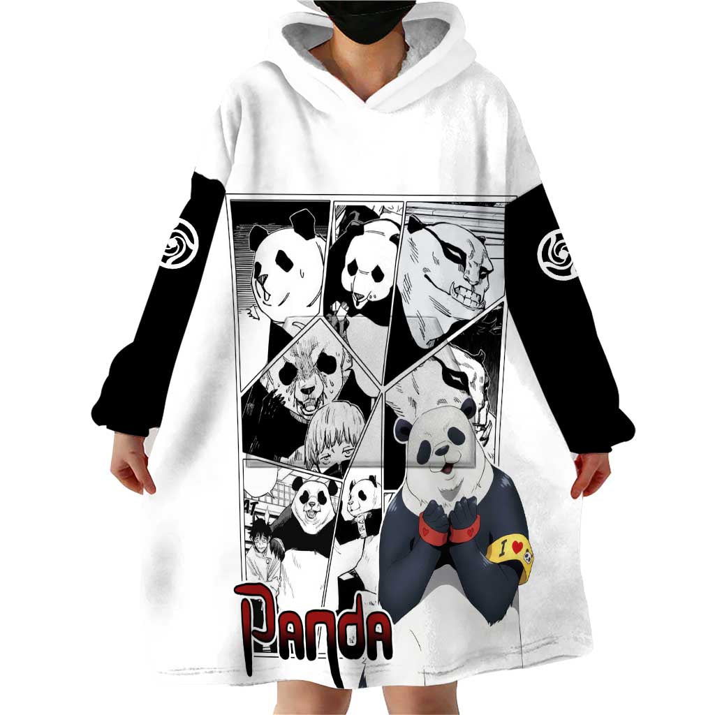Panda - Jujutsu Kaisen Wearable Blanket Hoodie Anime Mix Manga Style