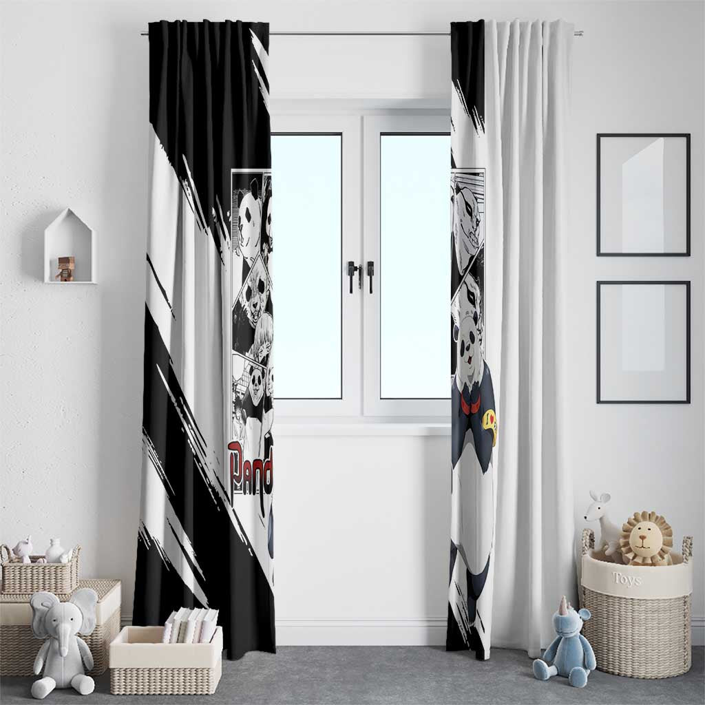 Panda - Jujutsu Kaisen Window Curtain Anime Mix Manga Style