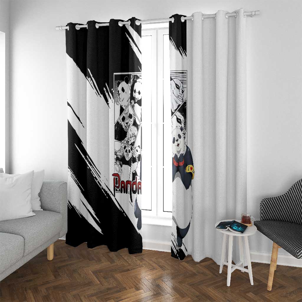 Panda - Jujutsu Kaisen Window Curtain Anime Mix Manga Style