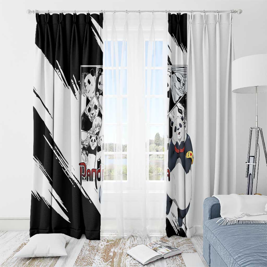 Panda - Jujutsu Kaisen Window Curtain Anime Mix Manga Style