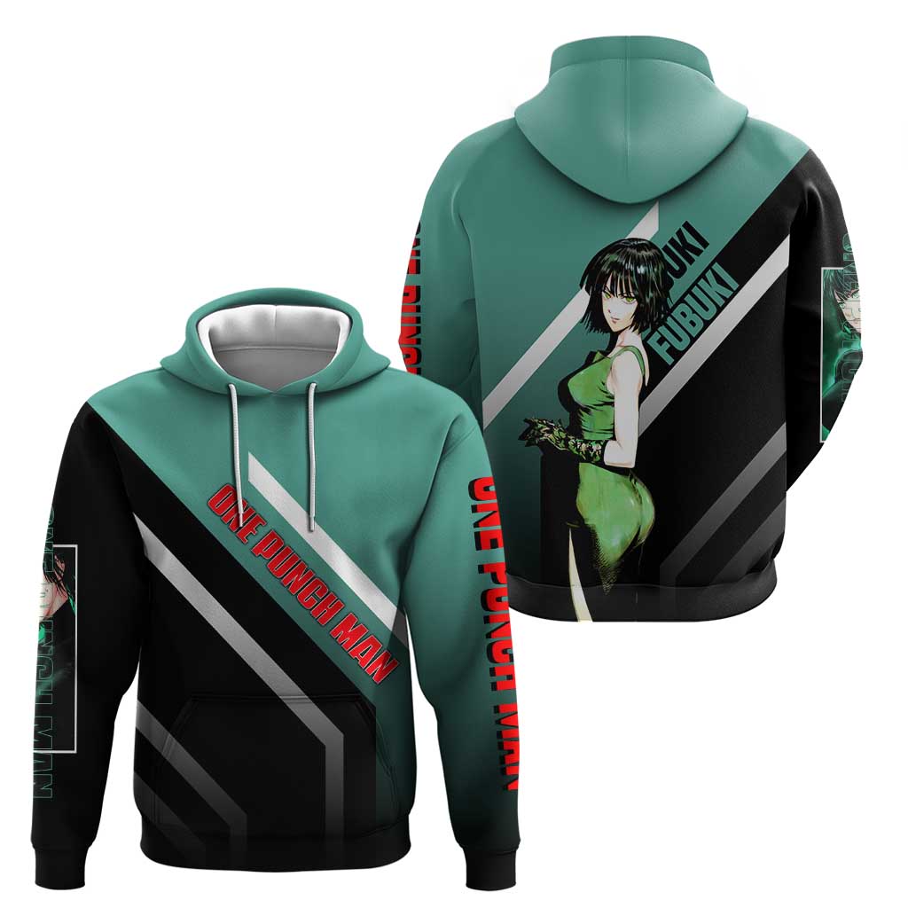 Fubuki One Punch Man Hoodie with Psychic Powers and Stylish Battle Pose Design - The Mazicc