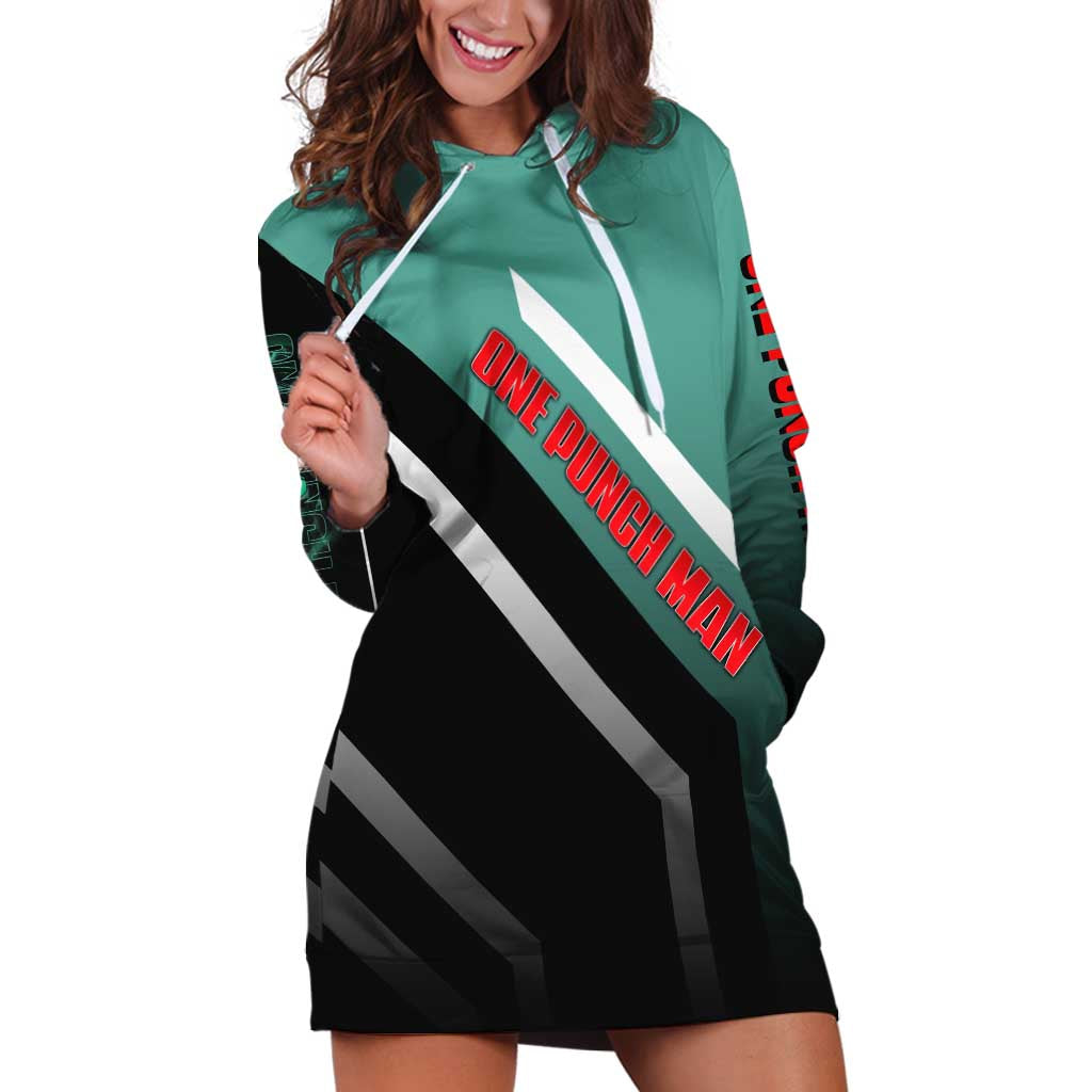 Fubuki One Punch Man Hoodie Dress with Psychic Powers and Stylish Battle Pose Design - The Mazicc