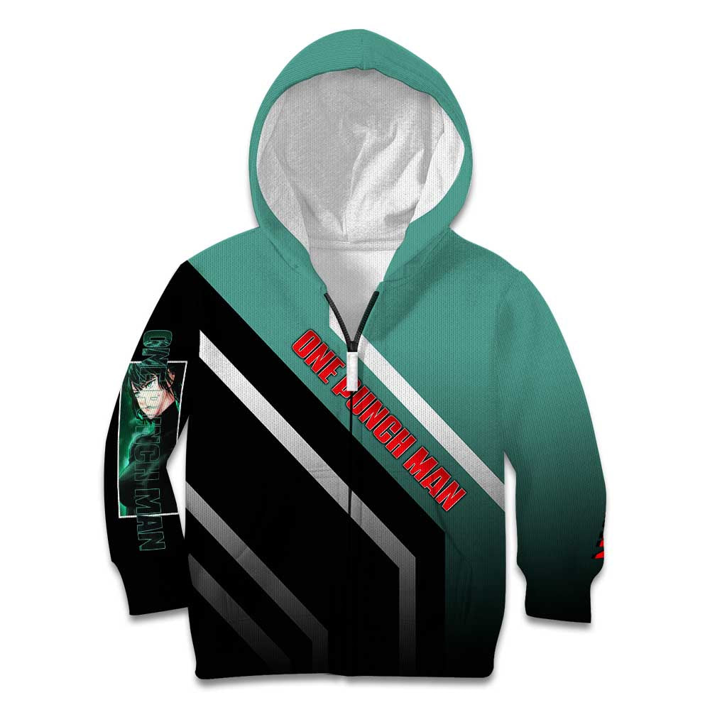 Fubuki One Punch Man Kid Hoodie with Psychic Powers and Stylish Battle Pose Design - The Mazicc