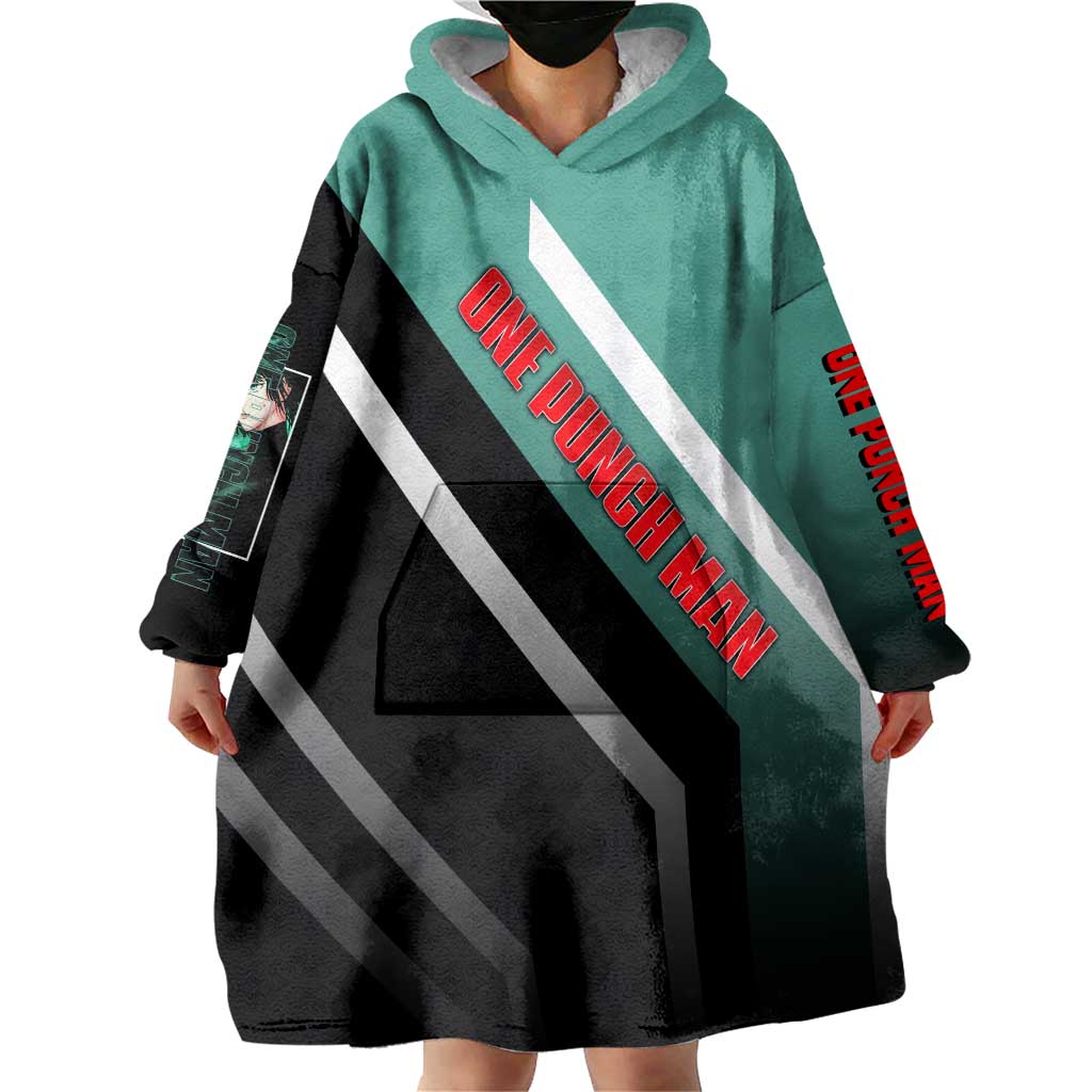 Fubuki One Punch Man Wearable Blanket Hoodie with Psychic Powers and Stylish Battle Pose Design - The Mazicc