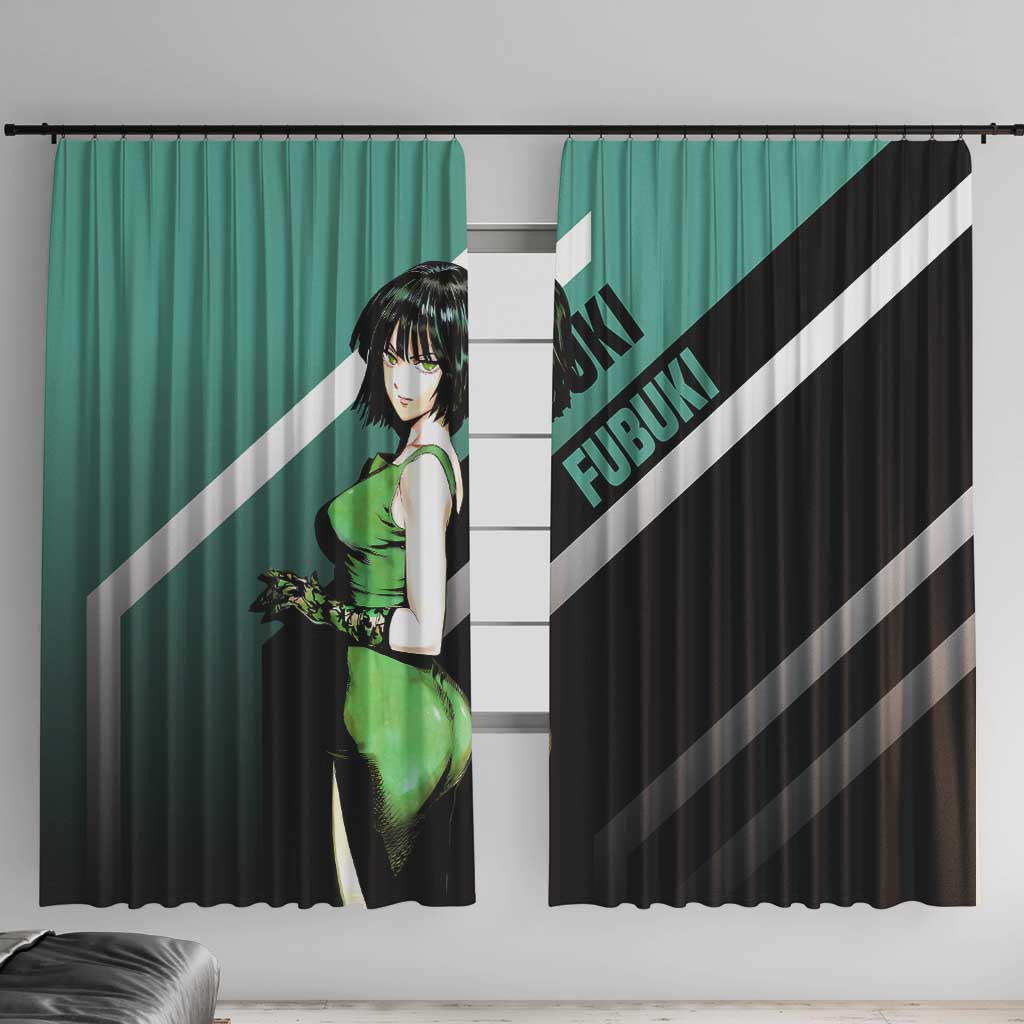 Fubuki One Punch Man Window Curtain with Psychic Powers and Stylish Battle Pose Design - The Mazicc
