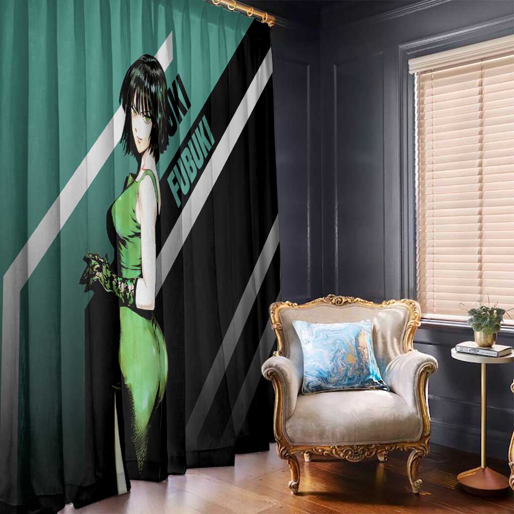 Fubuki One Punch Man Window Curtain with Psychic Powers and Stylish Battle Pose Design - The Mazicc