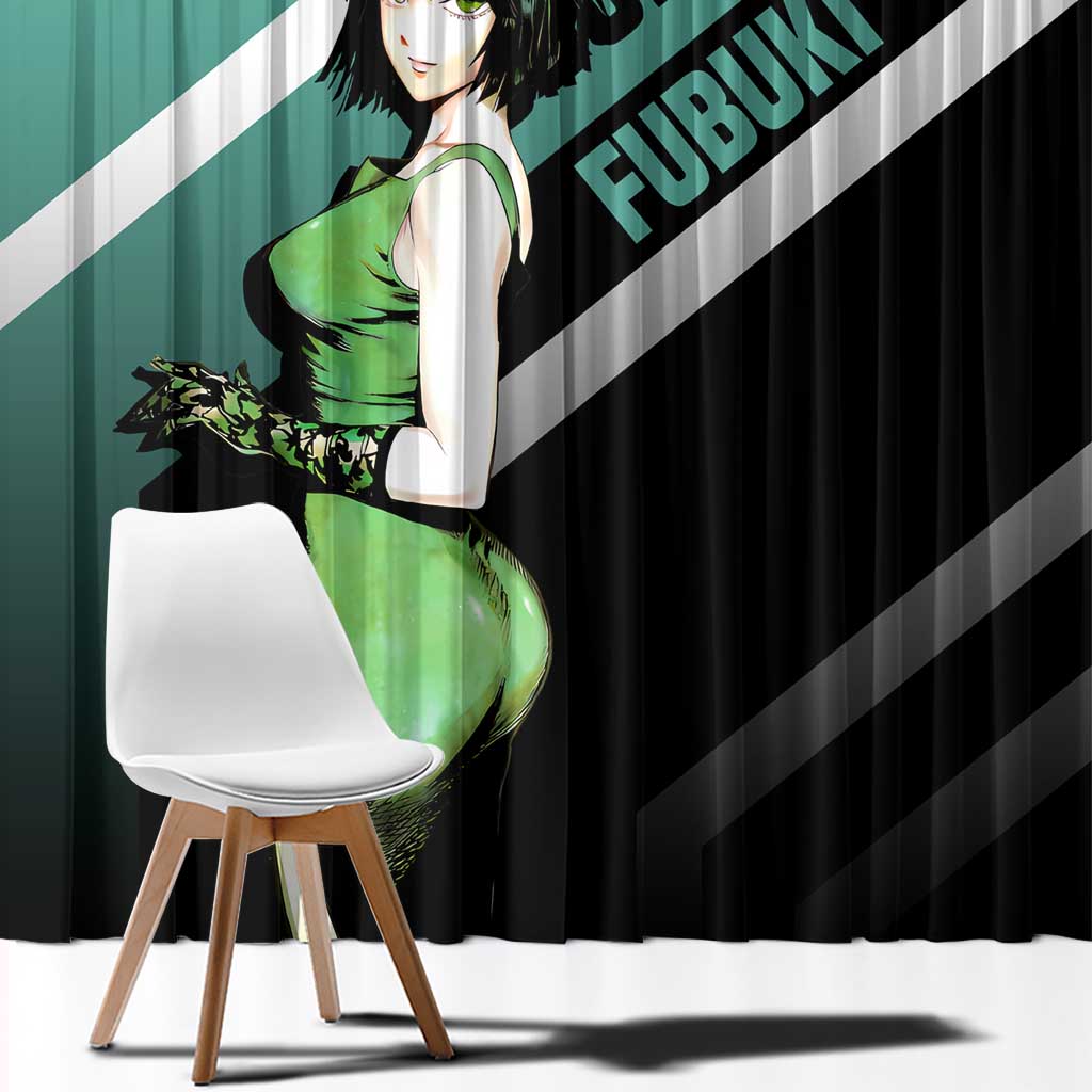 Fubuki One Punch Man Window Curtain with Psychic Powers and Stylish Battle Pose Design - The Mazicc