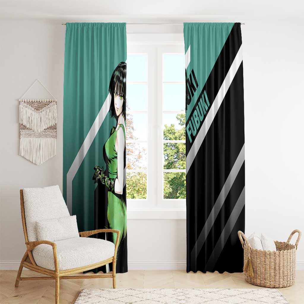 Fubuki One Punch Man Window Curtain with Psychic Powers and Stylish Battle Pose Design - The Mazicc