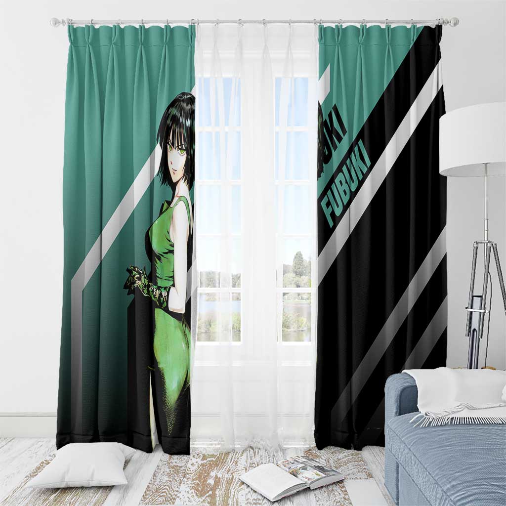 Fubuki One Punch Man Window Curtain with Psychic Powers and Stylish Battle Pose Design - The Mazicc