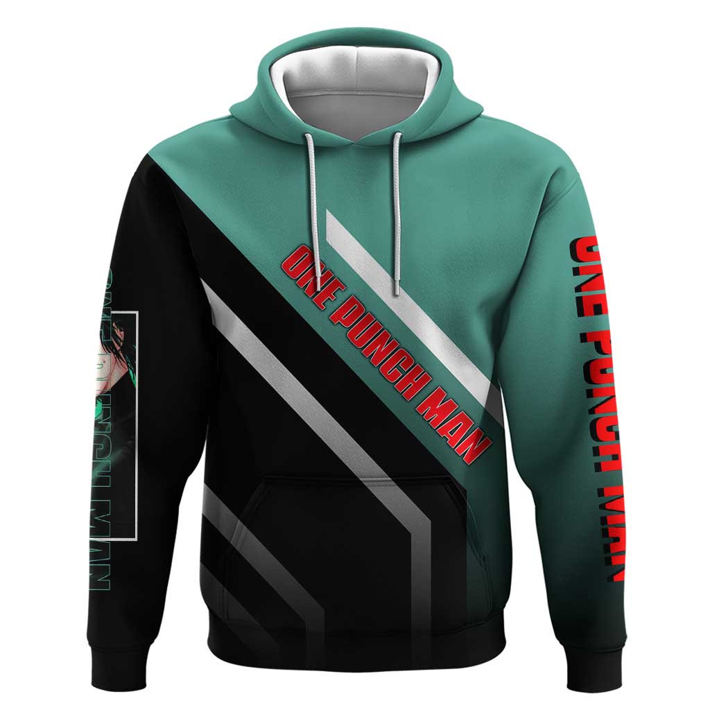 Fubuki One Punch Man Zip Hoodie with Psychic Powers and Stylish Battle Pose Design - The Mazicc