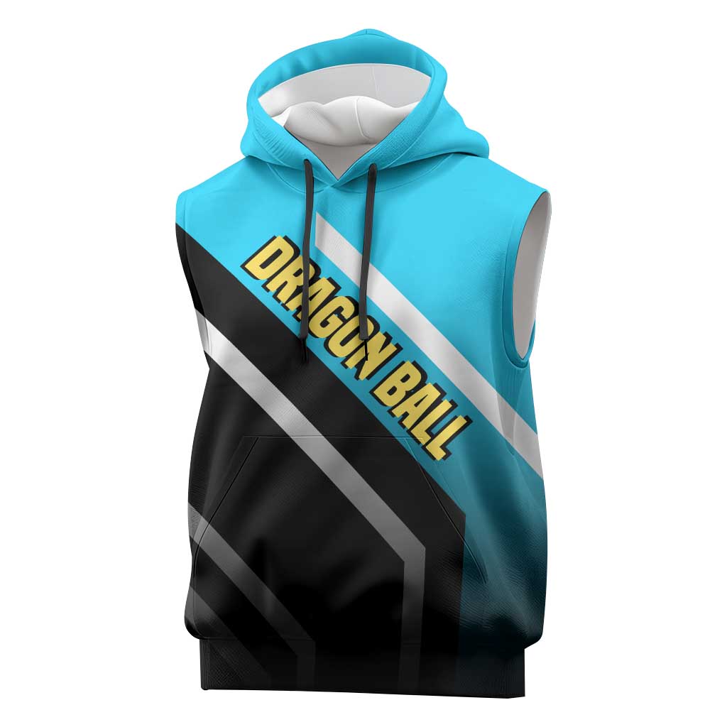 Vegeta Dragon Ball Sleeveless Hoodie with Saiyan Armor and Fierce Battle Pose Design - The Mazicc