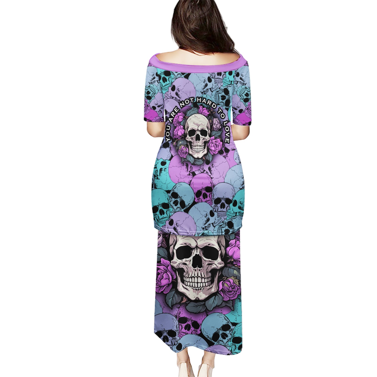 skull-pattern-puletasi-your-are-not-hard-to-love