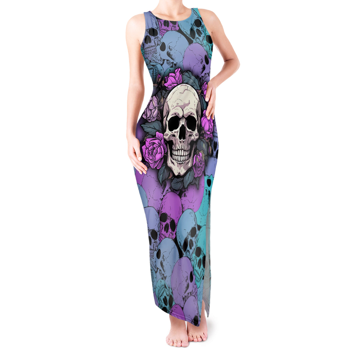 skull-pattern-tank-maxi-dress-your-are-not-hard-to-love