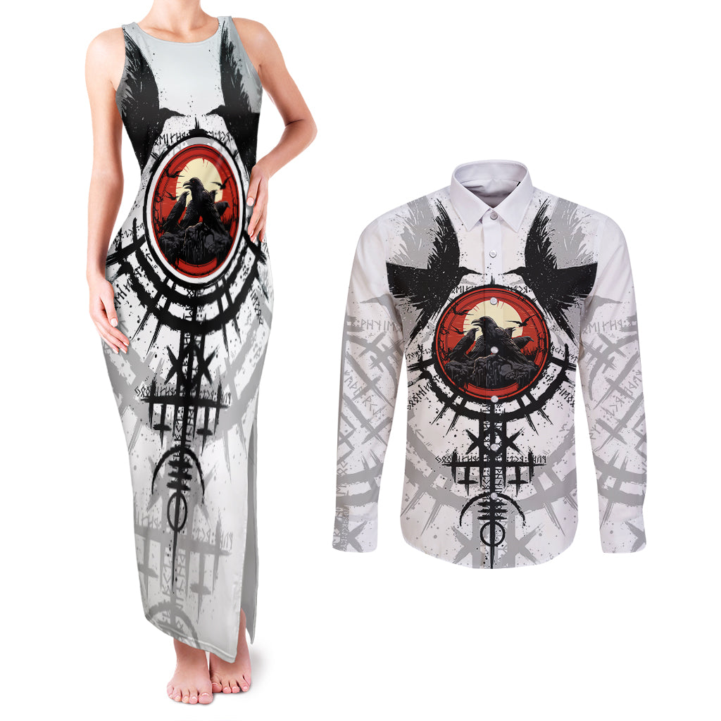 viking-ravens-couples-matching-tank-maxi-dress-and-long-sleeve-button-shirts-cant-hide-our-warrior-pride