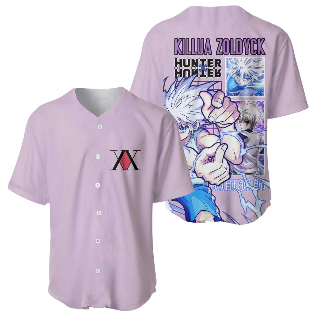 Killua Zoldyck V3 Hunter x Hunter Baseball Jersey Anime Style