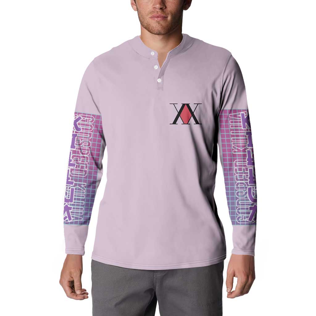 Killua Zoldyck V3 Hunter x Hunter Button Sweatshirt Anime Style