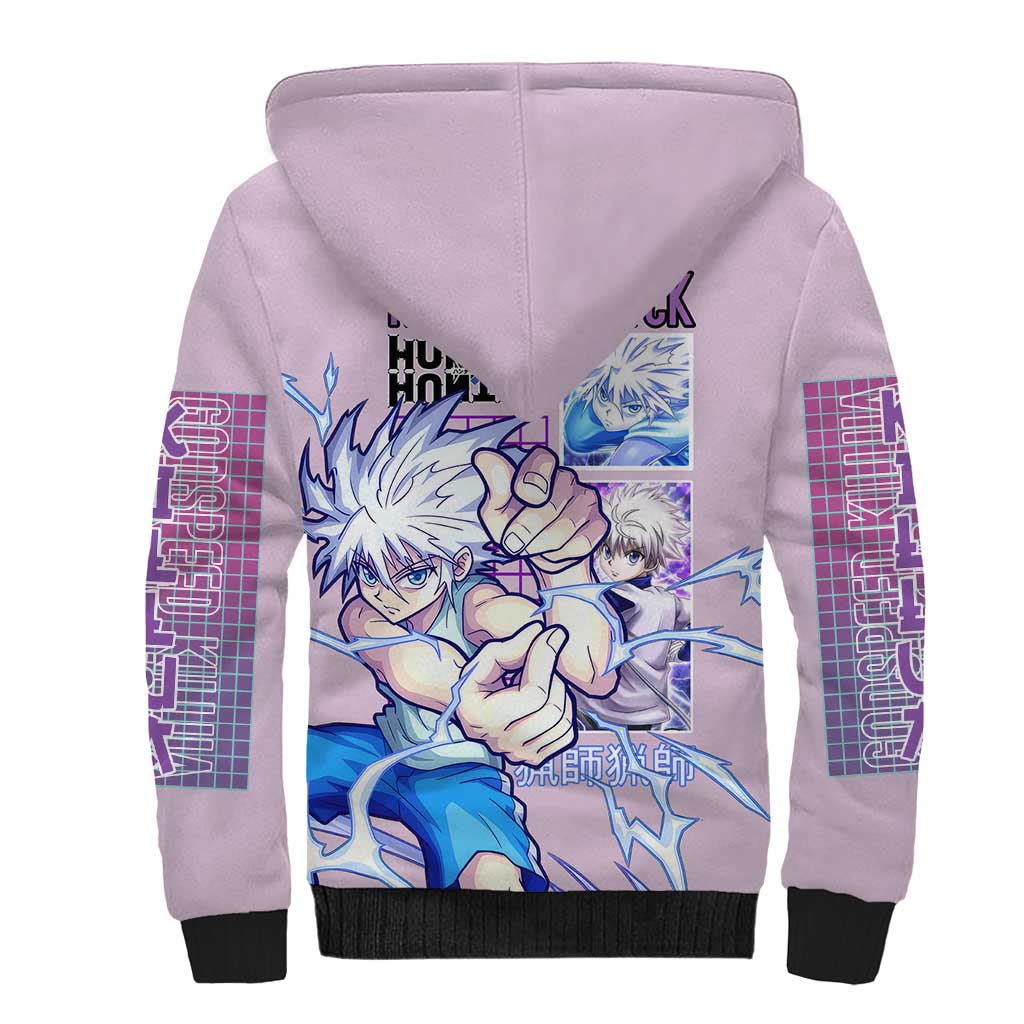 Killua Zoldyck V3 Hunter x Hunter Sherpa Hoodie Anime Style