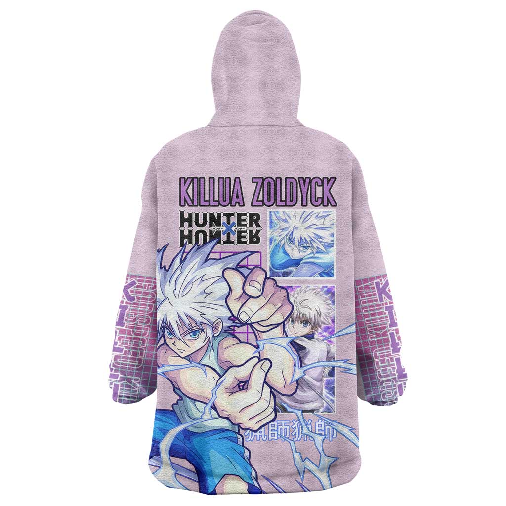 Killua Zoldyck V3 Hunter x Hunter Wearable Blanket Hoodie Anime Style