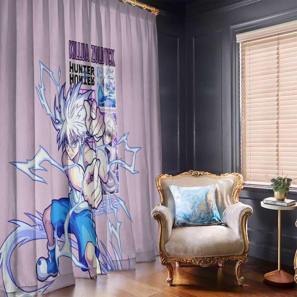 Killua Zoldyck V3 Hunter x Hunter Window Curtain Anime Style