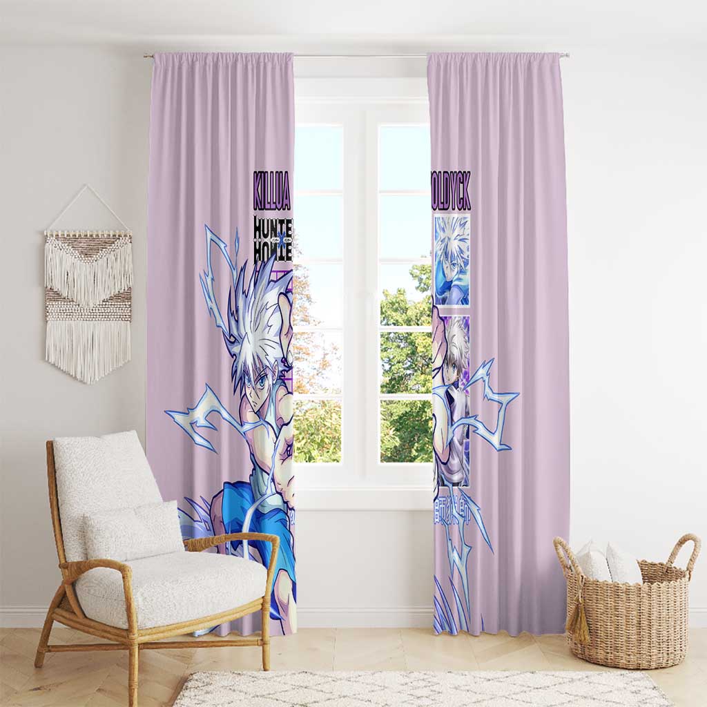 Killua Zoldyck V3 Hunter x Hunter Window Curtain Anime Style
