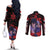 Trippy Sasuke Uchiha Naruto Couples Matching Off The Shoulder Long Sleeve Dress and Long Sleeve Button Shirt Anime Style