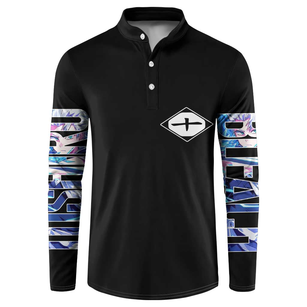 Toshiro Hitsugaya TYBWA Bleach Button Sweatshirt Anime Style