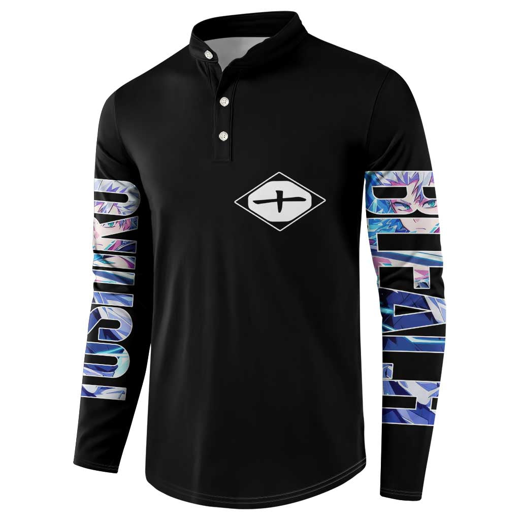 Toshiro Hitsugaya TYBWA Bleach Button Sweatshirt Anime Style