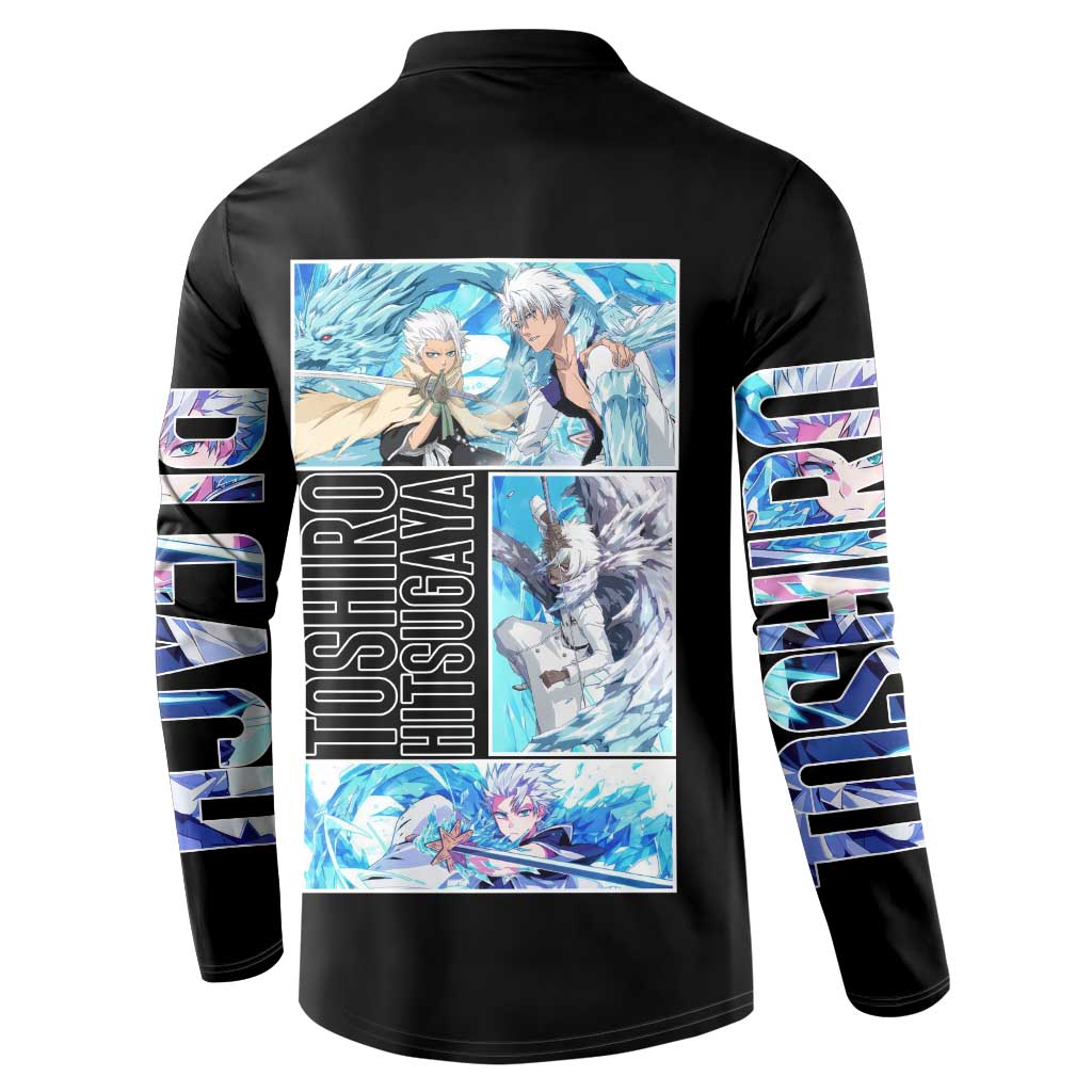 Toshiro Hitsugaya TYBWA Bleach Button Sweatshirt Anime Style