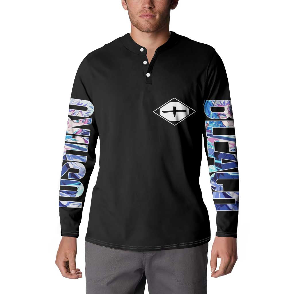 Toshiro Hitsugaya TYBWA Bleach Button Sweatshirt Anime Style