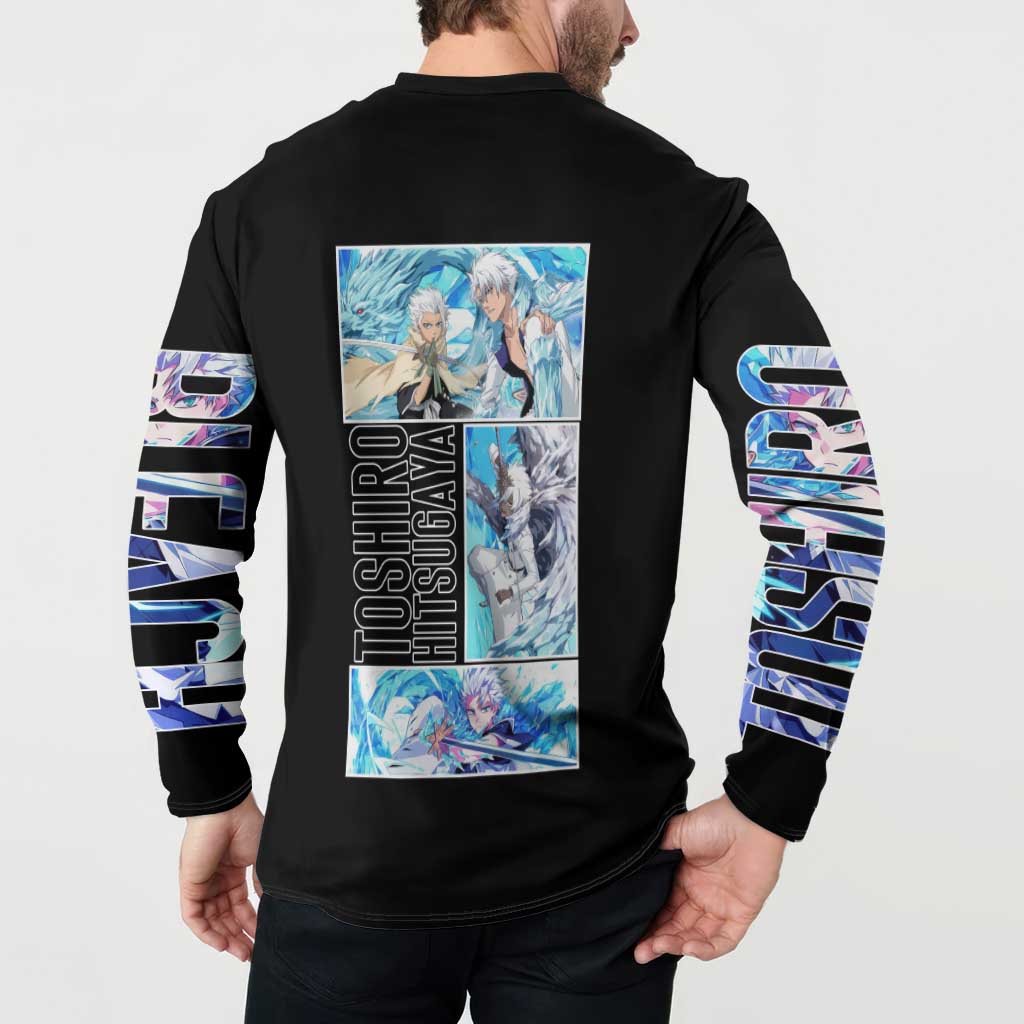 Toshiro Hitsugaya TYBWA Bleach Button Sweatshirt Anime Style
