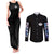Toshiro Hitsugaya TYBWA Bleach Couples Matching Tank Maxi Dress and Long Sleeve Button Shirt Anime Style