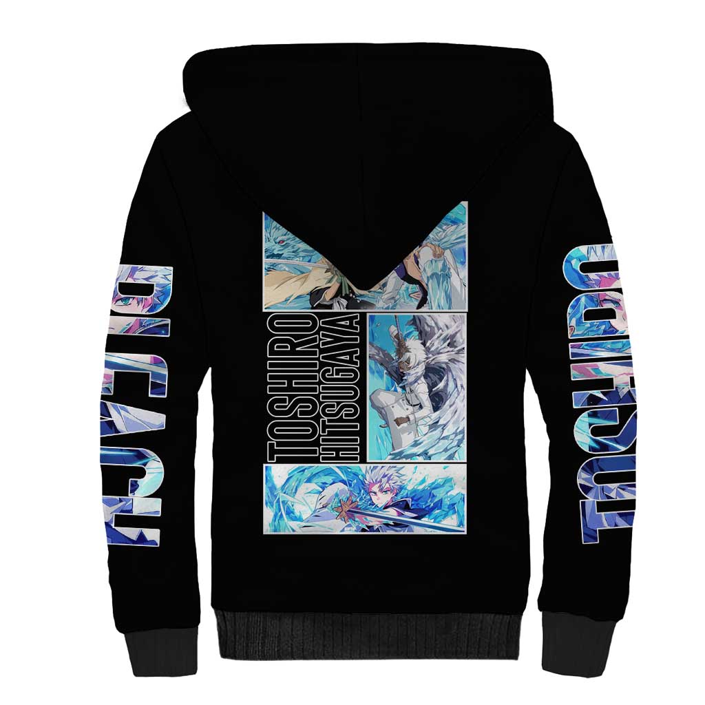 Toshiro Hitsugaya TYBWA Bleach Sherpa Hoodie Anime Style