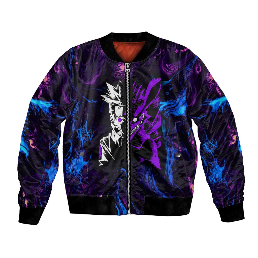 Naruto Awakened Beast Bomber Jacket Anime Style