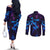 Naruto Awakened Beast Couples Matching Off The Shoulder Long Sleeve Dress and Long Sleeve Button Shirt Anime Style