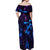 Naruto Awakened Beast Off Shoulder Maxi Dress Anime Style