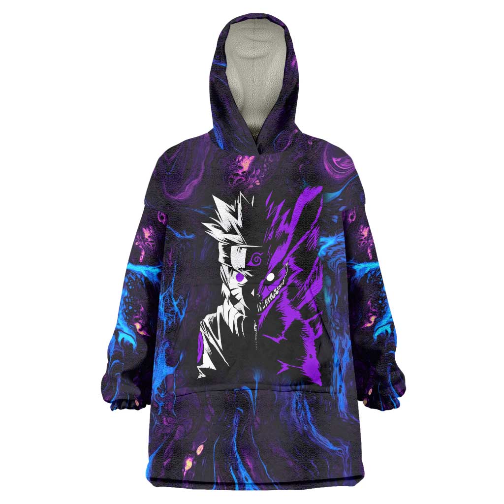 Naruto Awakened Beast Wearable Blanket Hoodie Anime Style