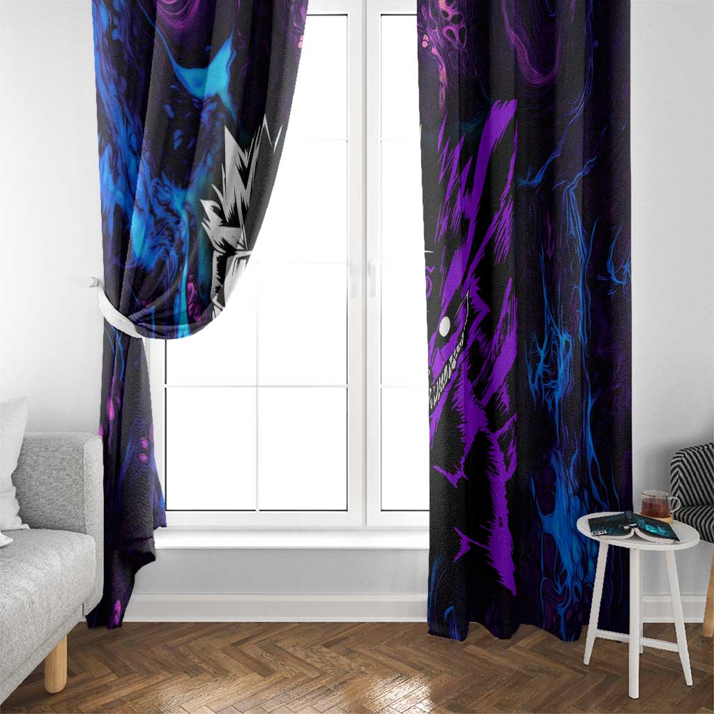 Naruto Awakened Beast Window Curtain Anime Style