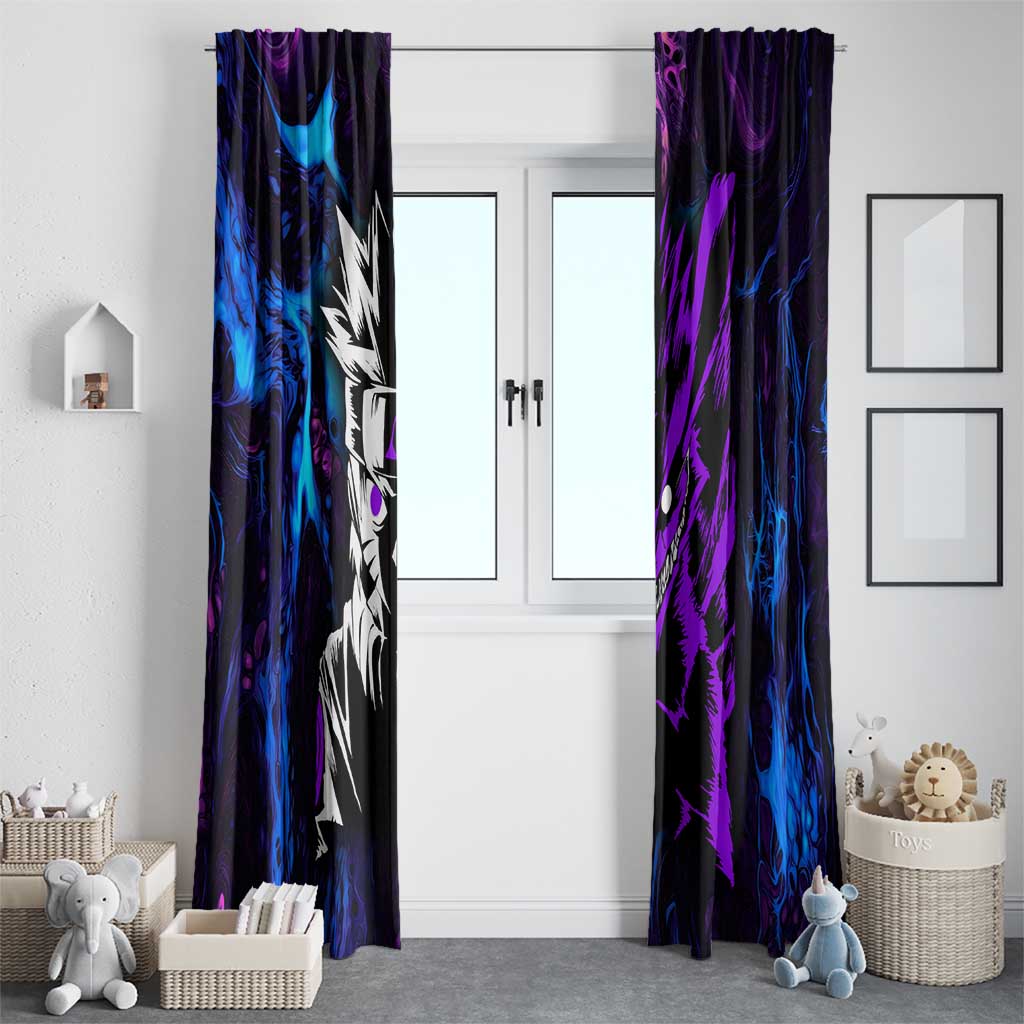 Naruto Awakened Beast Window Curtain Anime Style