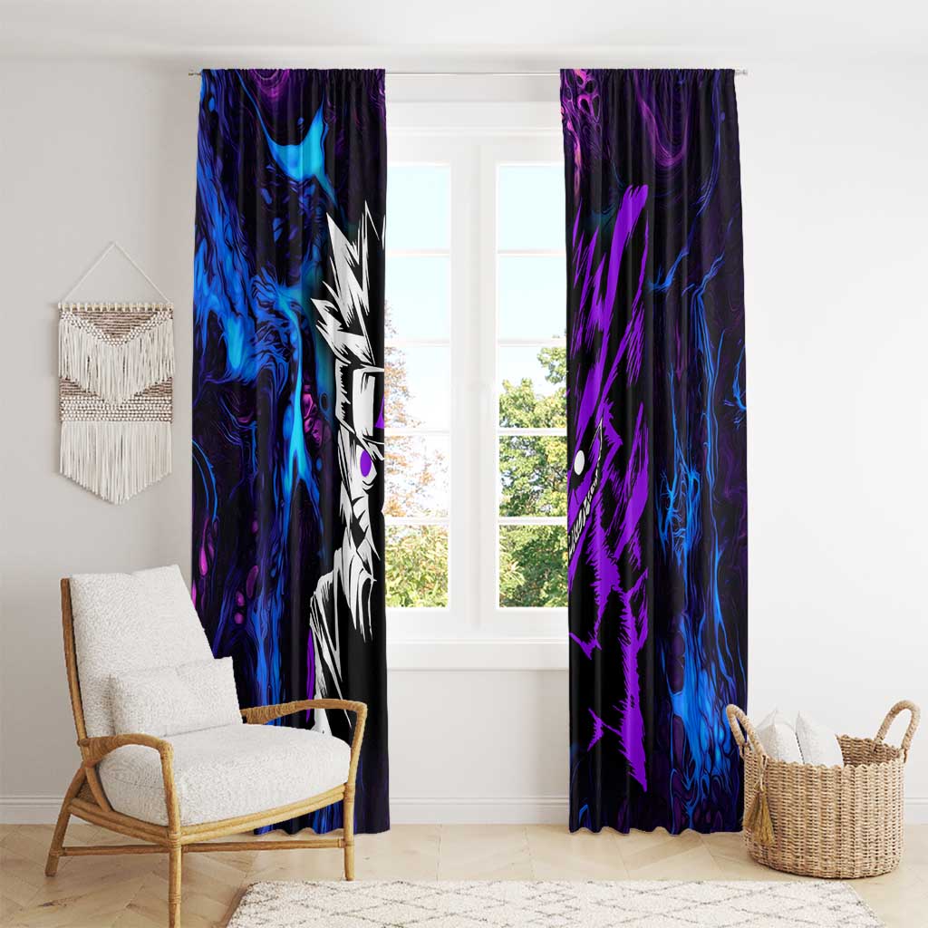 Naruto Awakened Beast Window Curtain Anime Style