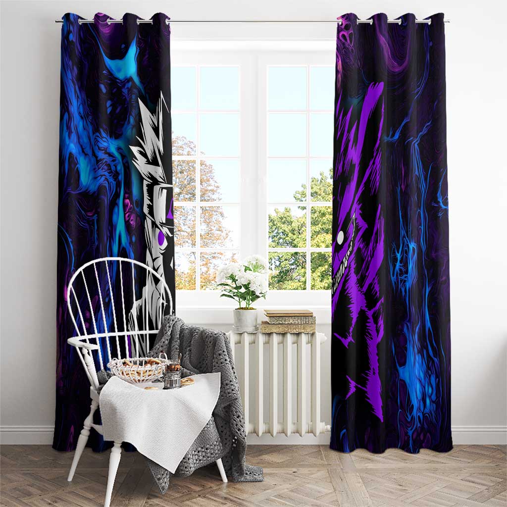 Naruto Awakened Beast Window Curtain Anime Style