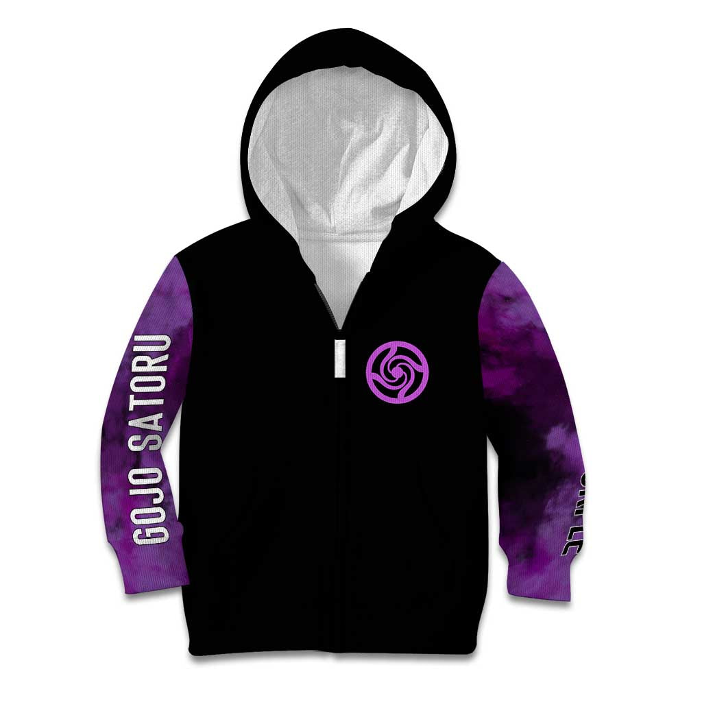 Gojo Satoru Hollow Purple Jujutsu Kaisen Kid Hoodie Anime Style