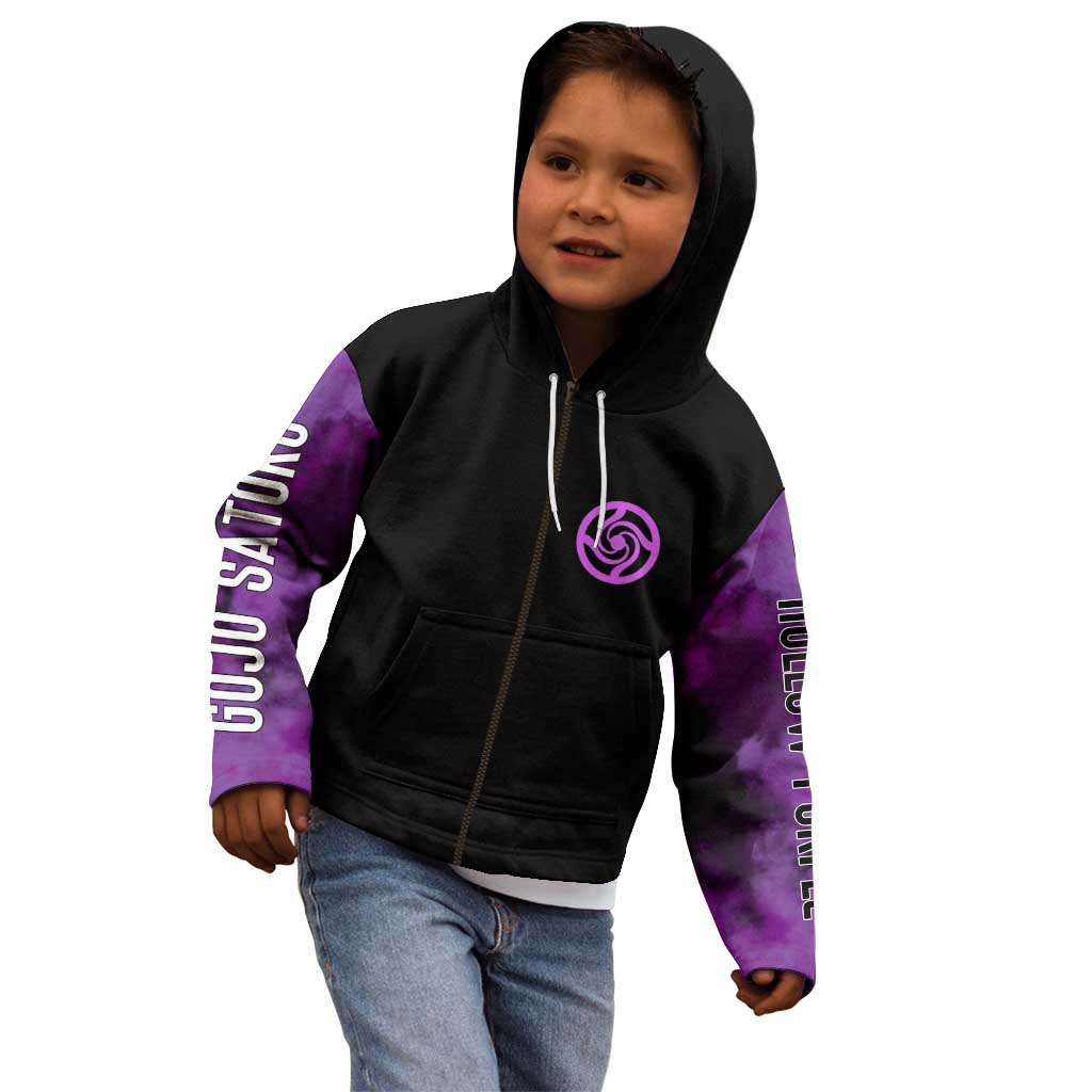 Gojo Satoru Hollow Purple Jujutsu Kaisen Kid Hoodie Anime Style