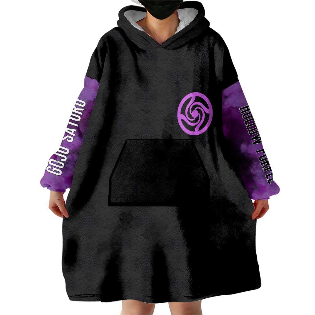 Gojo Satoru Hollow Purple Jujutsu Kaisen Wearable Blanket Hoodie Anime Style
