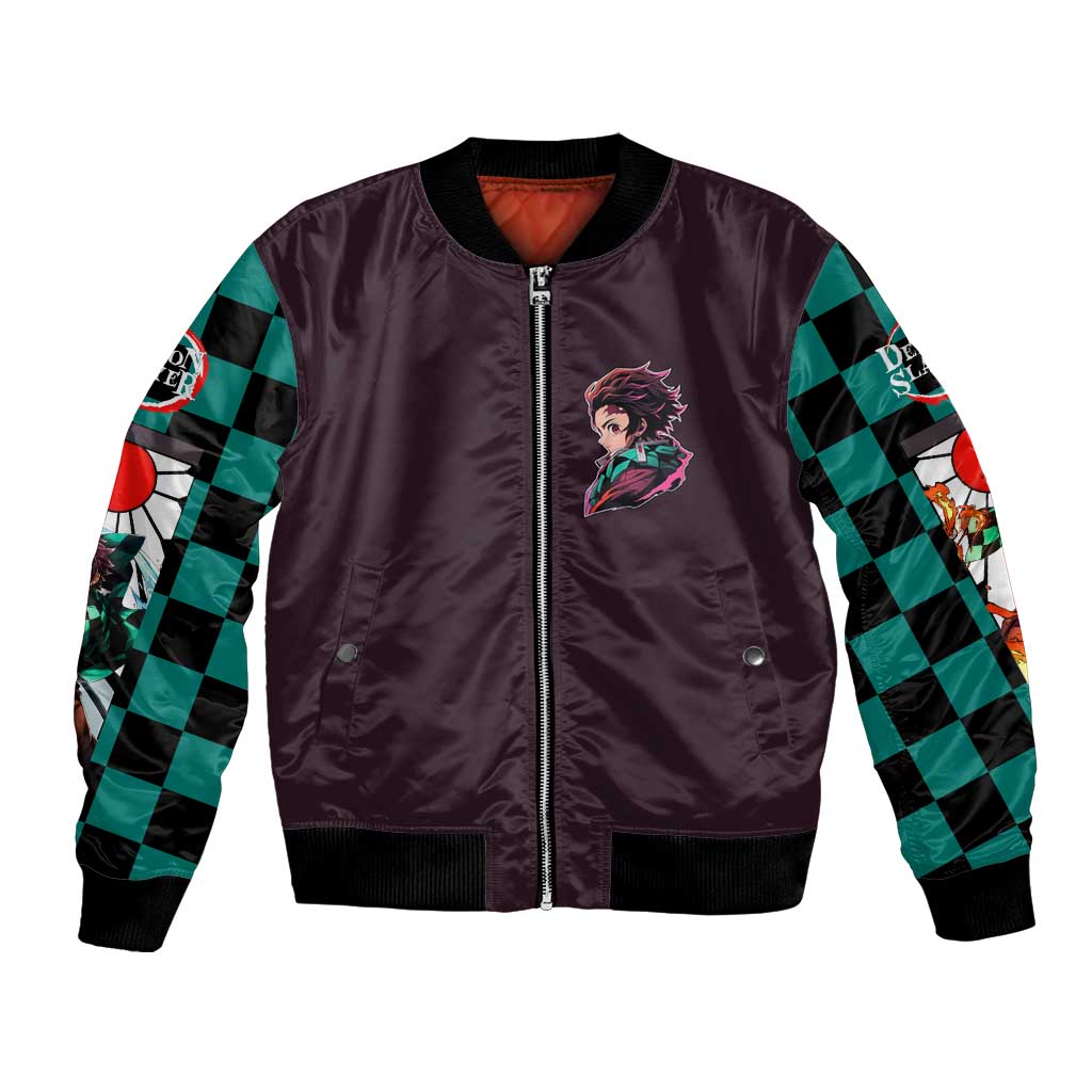 Kamado Tanjiro Demon Slayer Bomber Jacket Anime Style