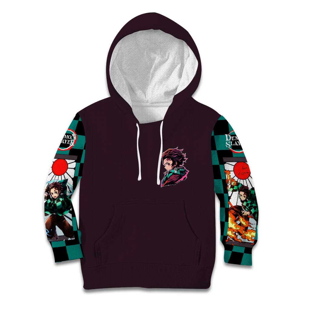 Kamado Tanjiro Demon Slayer Kid Hoodie Anime Style