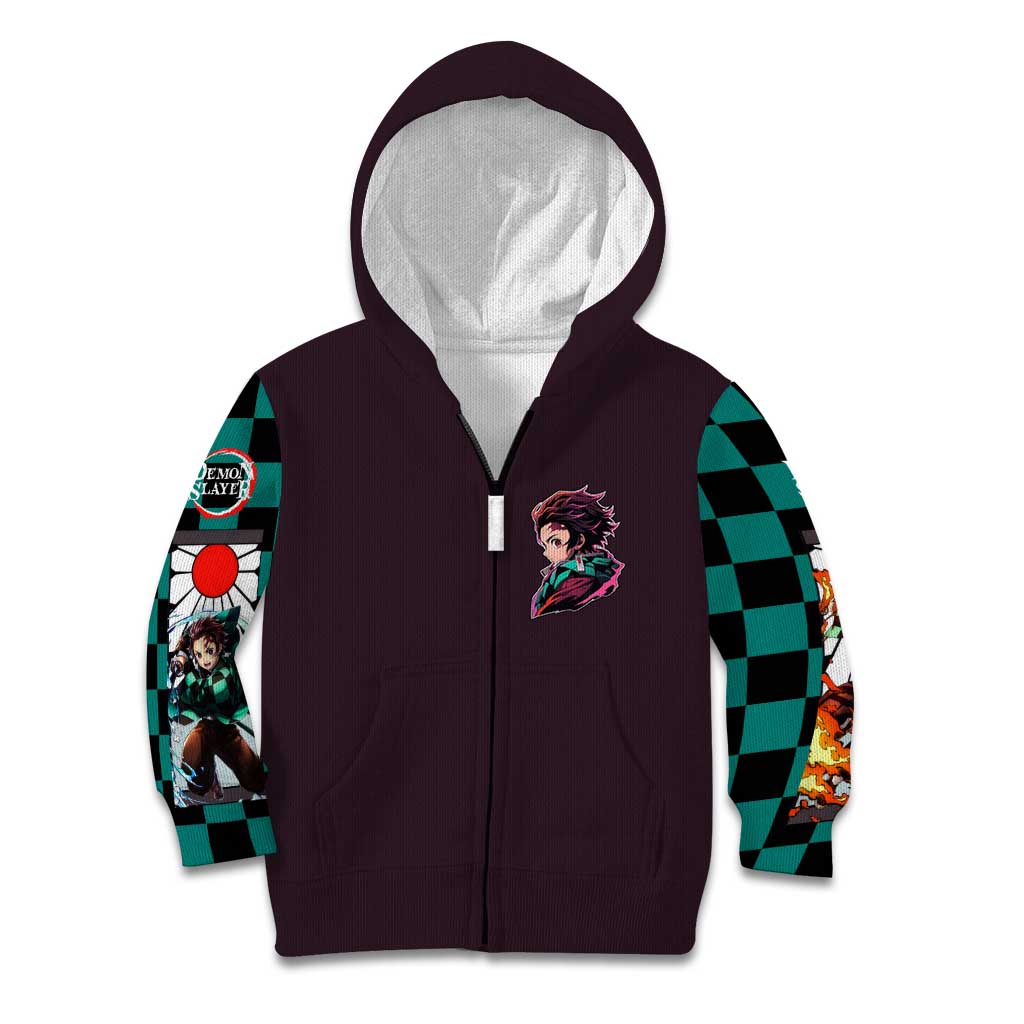 Kamado Tanjiro Demon Slayer Kid Hoodie Anime Style